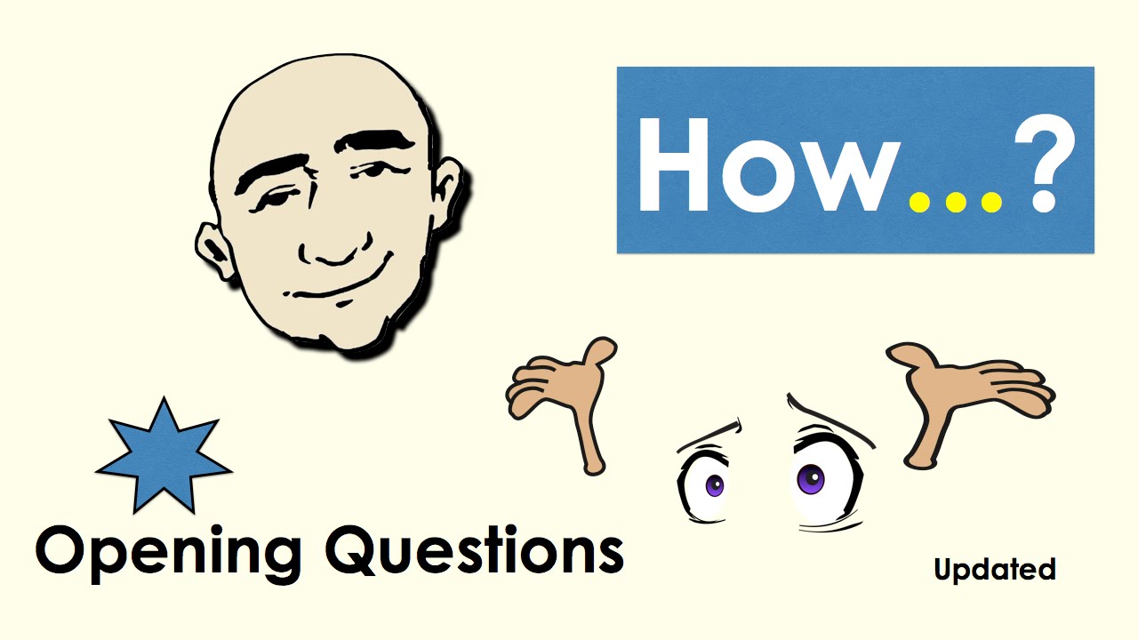 How...? Opening Questions English Speaking Practice ESL EFL