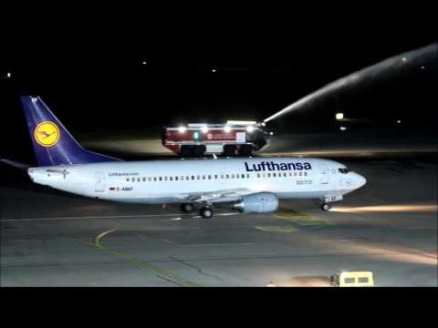 Bye bye Bobby, Lufthansa 737-300 landing & take off at Nuremberg, (NUE/EDDN)
