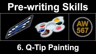 Pre-Writing Activities And Skills For Toddlers Preschoolers | Q-Tip Painting