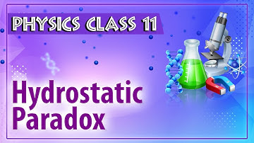 Hydrostatische paradox - wrijving - natuurkunde klas 11 - HSC - CBSE - IIT JEE | Ekeeda.com