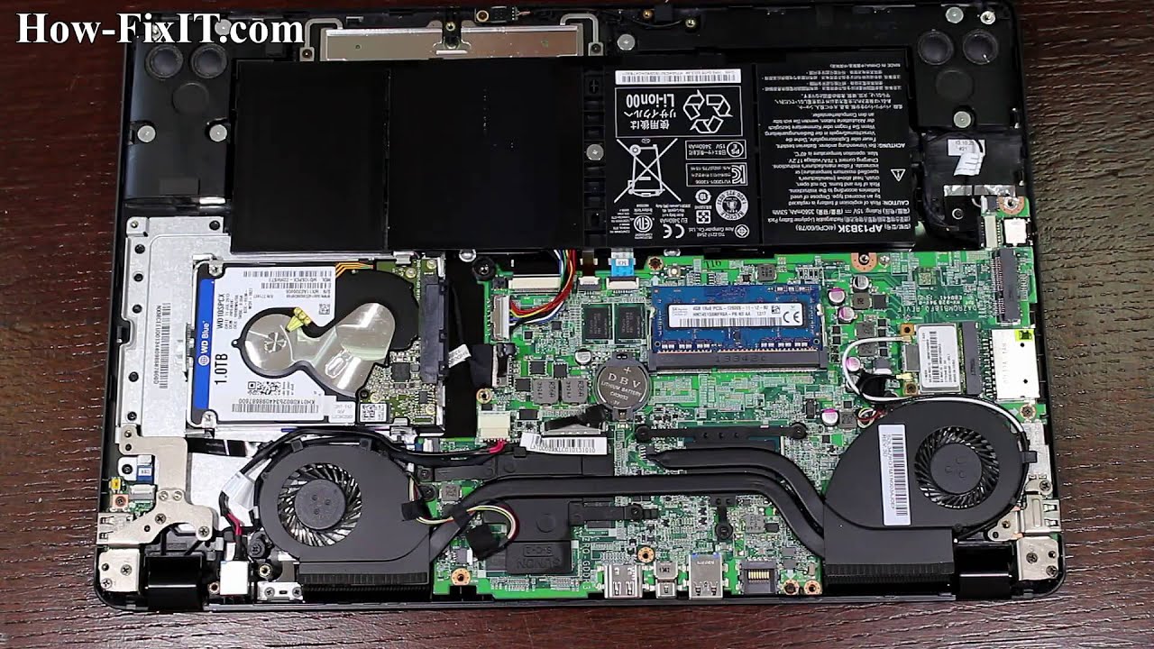 Reset BIOS settings Acer Aspire V5-573 laptop | CMOS battery replacement -  YouTube