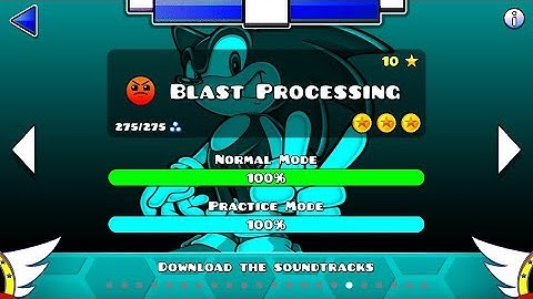 Geometry Dash - Blast Processing - Complete 100%