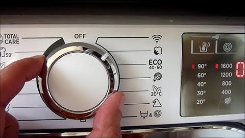 ALL WASH CYCLES EXPLAINED | HOOVER H-500 WASHING MACHINE