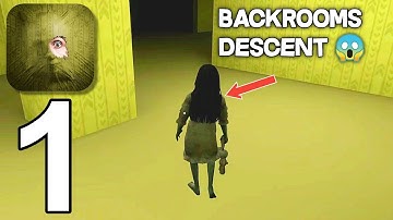 Backrooms Descent: Horror Game - Gameplay Walkthrough part 1 - Level 0 (Android)