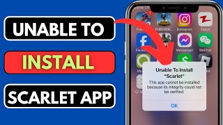 Unable To install Scarlet App On IOS|Sideload Apps With Scarlet|How To Fix Anti-Revoked Scarlet 2024