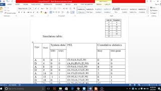 Simulation table #simulation_modeling