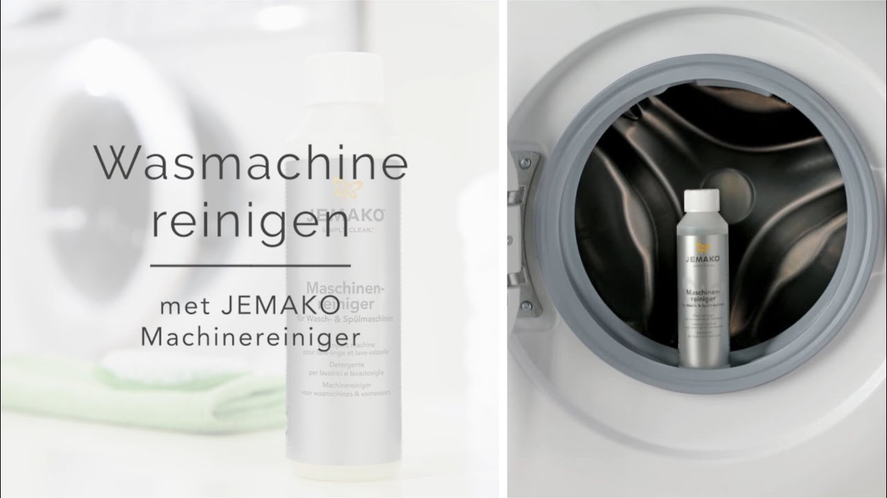 wetgeving trommel Samuel JEMAKO Machinereiniger: Onze tip voor een schone wasmachine - YouTube