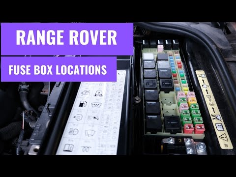 Range Rover Sport L320 Fuse Box Location.