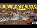 Surviving Mars - 10,000 COLONISTS! MAP FILLED. $2 TRILLION - Late Game Timelapse [4k]