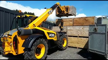 Telescopic Forklift basic operation