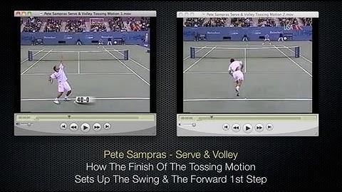 Pete Sampras Serve & Volley - The Serve Tossing Motion