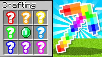 Crafting The ULTIMATE Minecraft Pickaxe