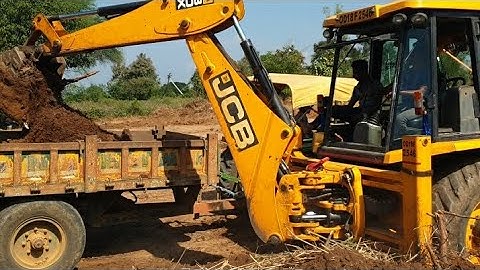 (PART-2) New jcb 3dx 💥💯working with tractors massy mahindra johndeere eicher and new holland
