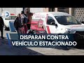 Disparan contra camioneta estacionada en la colonia Moderna en Monterrey