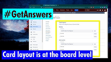 GetAnswers - Card layout is at board level
