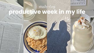 study vlog💻start of a new term, lots of note taking, pottery class & going out!