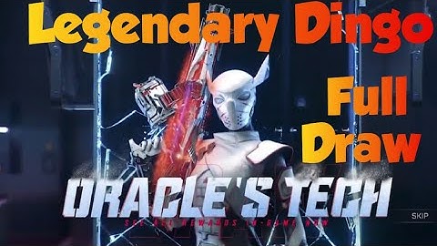 COD Mobile . Legendary Dingo - Full Draw