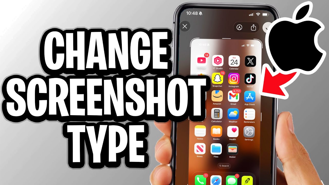 How To Change Screenshot Type On iPhone iOS 26 - Full Guide - YouTube