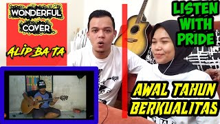 Alip Ba Ta | Wonderful tonight - Eric Clapton (Guitar cover). Reaksi pasangan santuy.!