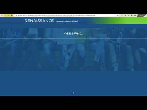 How to log onto Renaissance