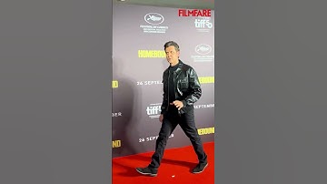 The Greek God Of Bollywood, #HrithikRoshan was spotted at the screening of #Homebound.