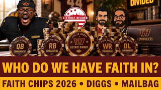 Stefon Diggs Signs With Commanders 2026 Washington Commanders Faith Chips Who Do We Have Faith In