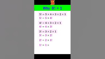 Why 0 factorial = 1
