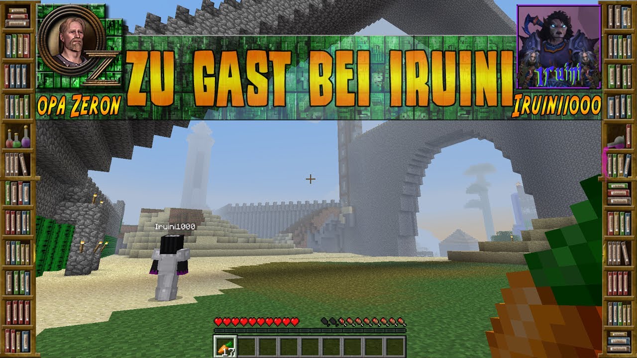 MINECRAFT ZEIT - Zu Gast bei Iruini1000 - Eine gigantische Welt (Teil1) [HD+Deutsch]