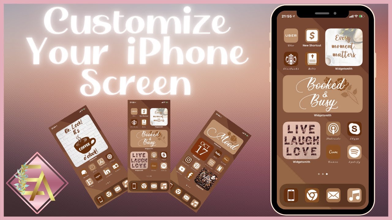 IPhone Home Screen Customization Tutorial YouTube