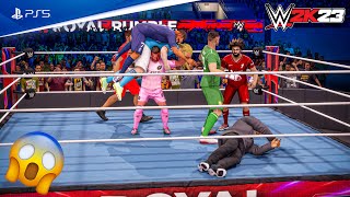 WWE 2K23 - Football 20 Man Royal Rumble Match | PS5™ [4K60]