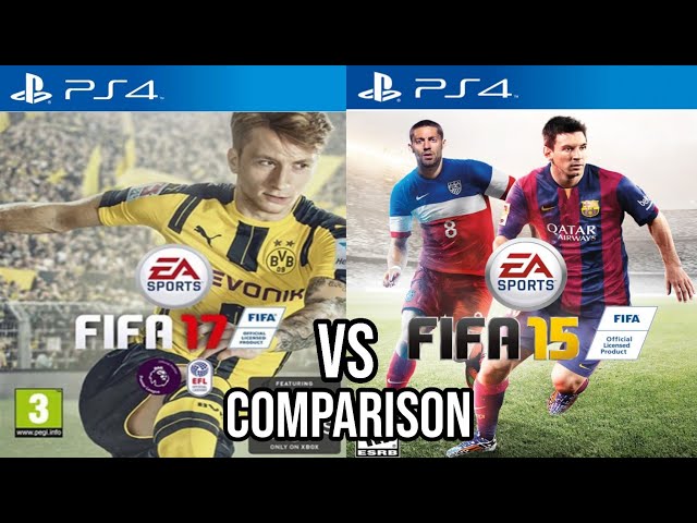 FIFA EXPERIMENTO  PROMESSAS: FIFA 15 x FIFA 16 x FIFA 17 x FIFA