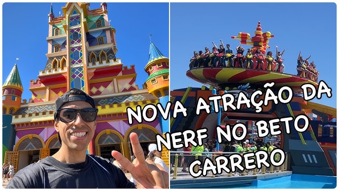 Novo brinquedo, Nerf Mania encanta turistas do Beto Carrero World