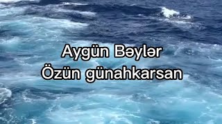 Aygün Bəylər - Özün günahkarsan.. Resimi