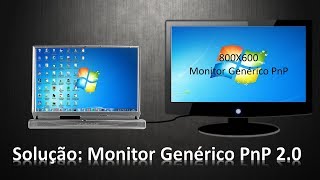 Como resolver o problema  do Monitor Genérico PnP 2.0? Windows 7 e 10