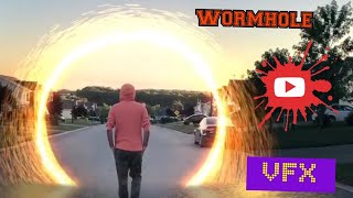 WORMHOLE (GETTING INTO FUTURE) | VFX | AFTER EFFECTS