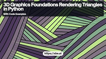 Rendering Triangles in Python: Implementing 3D Graphics Foundations