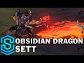 Obsidian Dragon Sett Skin Spotlight - Pre-Release - League of Legends