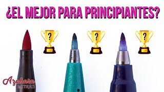 3⃣ Los 3 MEJORES BRUSH PENS para PRINCIPIANTES