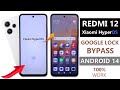 Redmi 12 HyperOS Google Account Bypass Android 14 (FRP Lock) Redmi 12 HyperOS Gmail Account Bypass ✅