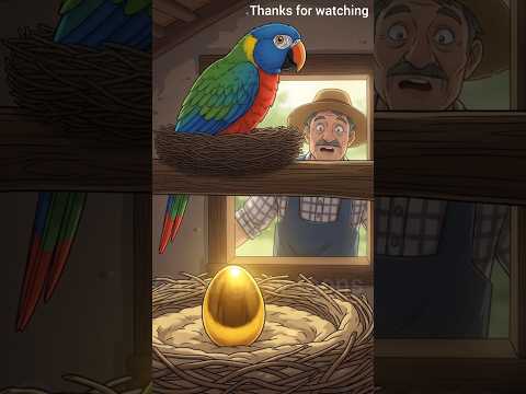 sone ka anda dene wala tota #3danimation #cartoon #animation #trending #funnycartoon #ai #viral