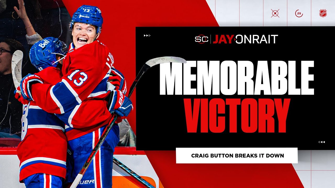 ‘A phenomenal night for Canadiens’: Button on comeback victory on night Habs honour Dryden