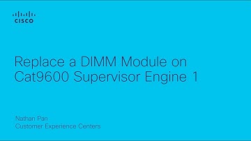 How to Replace a DIMM Module on Cisco Cat9600 Supervisor Engine 1 | Step-by-Step Guide