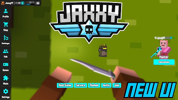 Krunker.io MY CUSTOM (UI) "JAXXY" BLUE/FPS (gameplay)