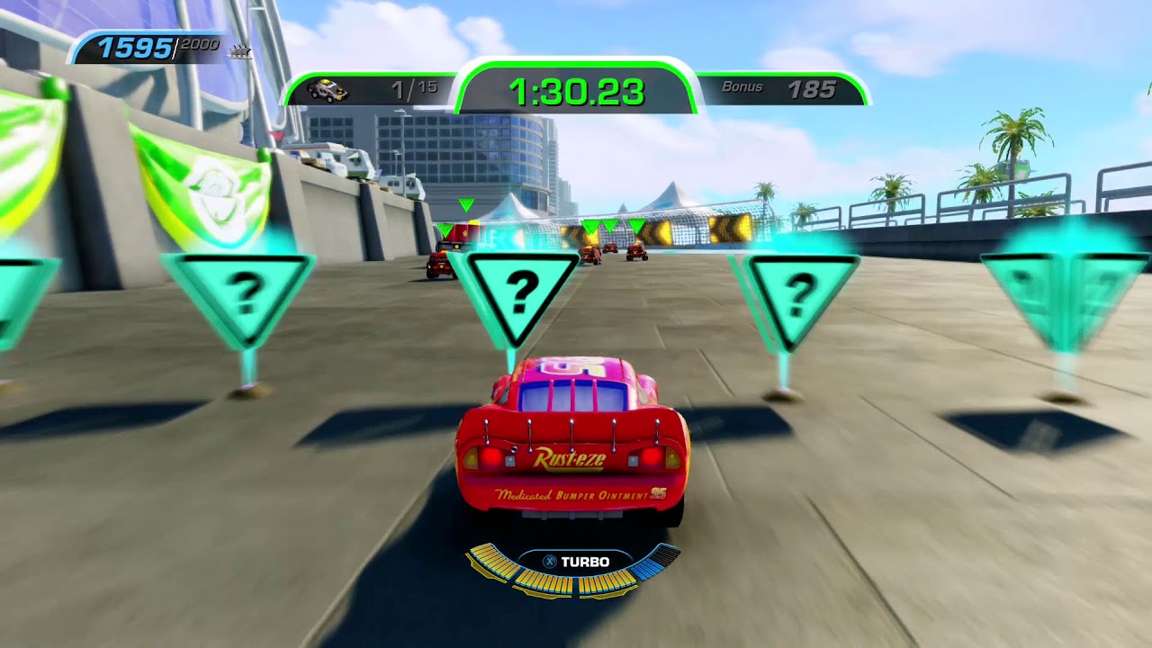 Cars 3: Driven to Win - Walkthrough 78 - Takedown, Florida International Concourse
