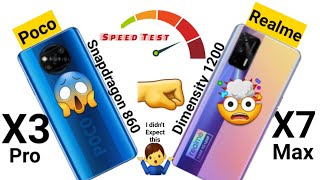 Realme X7 Max vs Poco X3 Pro Speedtest, Ram Management Poco Speed is unstoppable 😱🔥🔥🔥