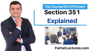 Section 351 Corporate Formation.  CPA Exam