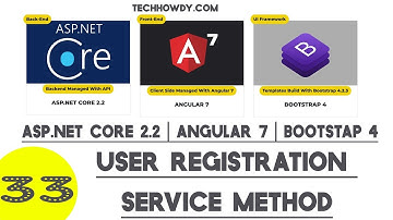 Creating Registration Functionality for Asp.Net Core and Angular 7 Application