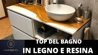 Come fare un Top Bagno in legno e resina - in collaborazione con EPODEX