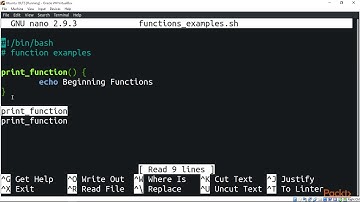 Linux Shell Scripting: Automating Command Line Tasks:  The Functions  | packtpub.com