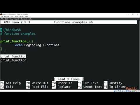 Linux Shell Scripting: Automating Command Line Tasks:  The Functions  | packtpub.com